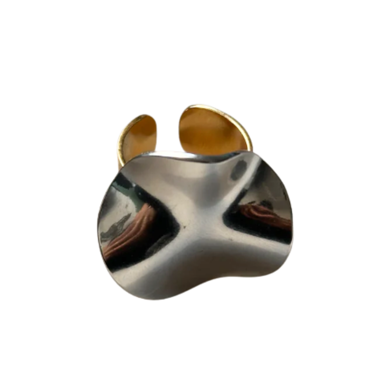 Anillo Platina bicolor